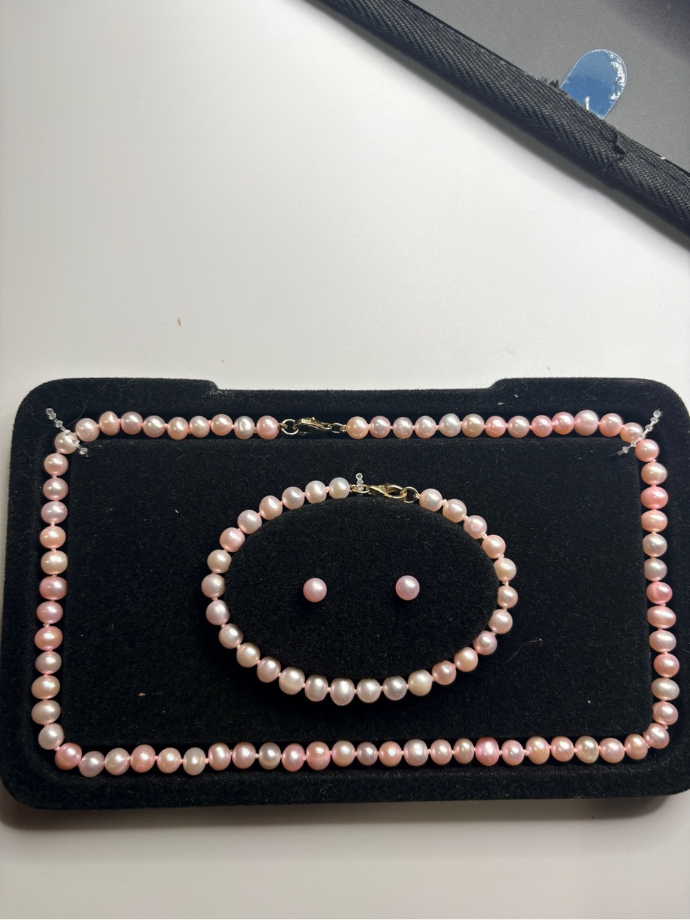 Ross-Simons Pink Cultured Freshwater Pearls Demi-Parure Set